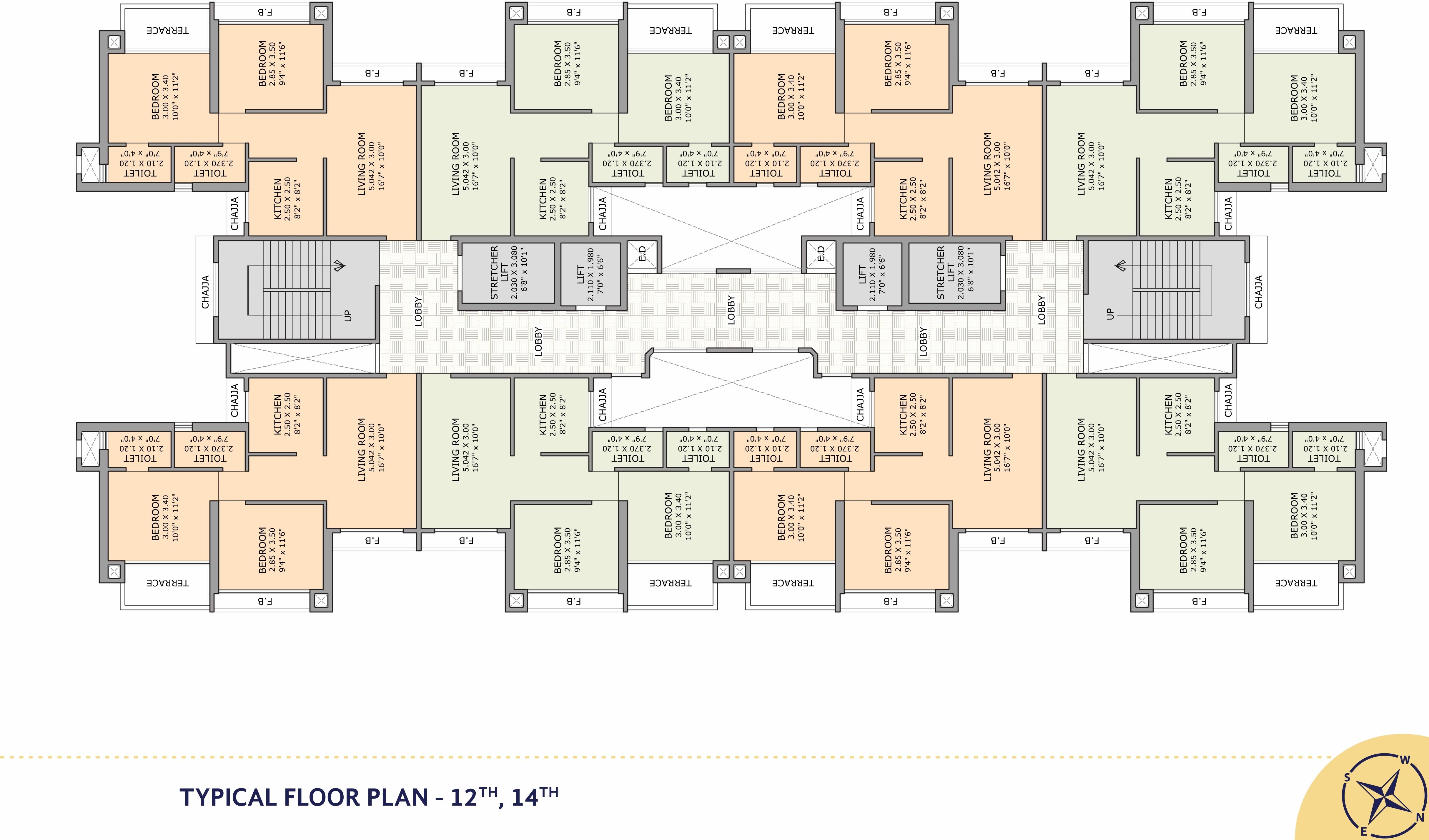 Layout of real estate project Airoli Co Op Housing Soc Ltd located at Navi-mumbai-m-corp, Thane, Maharashtra