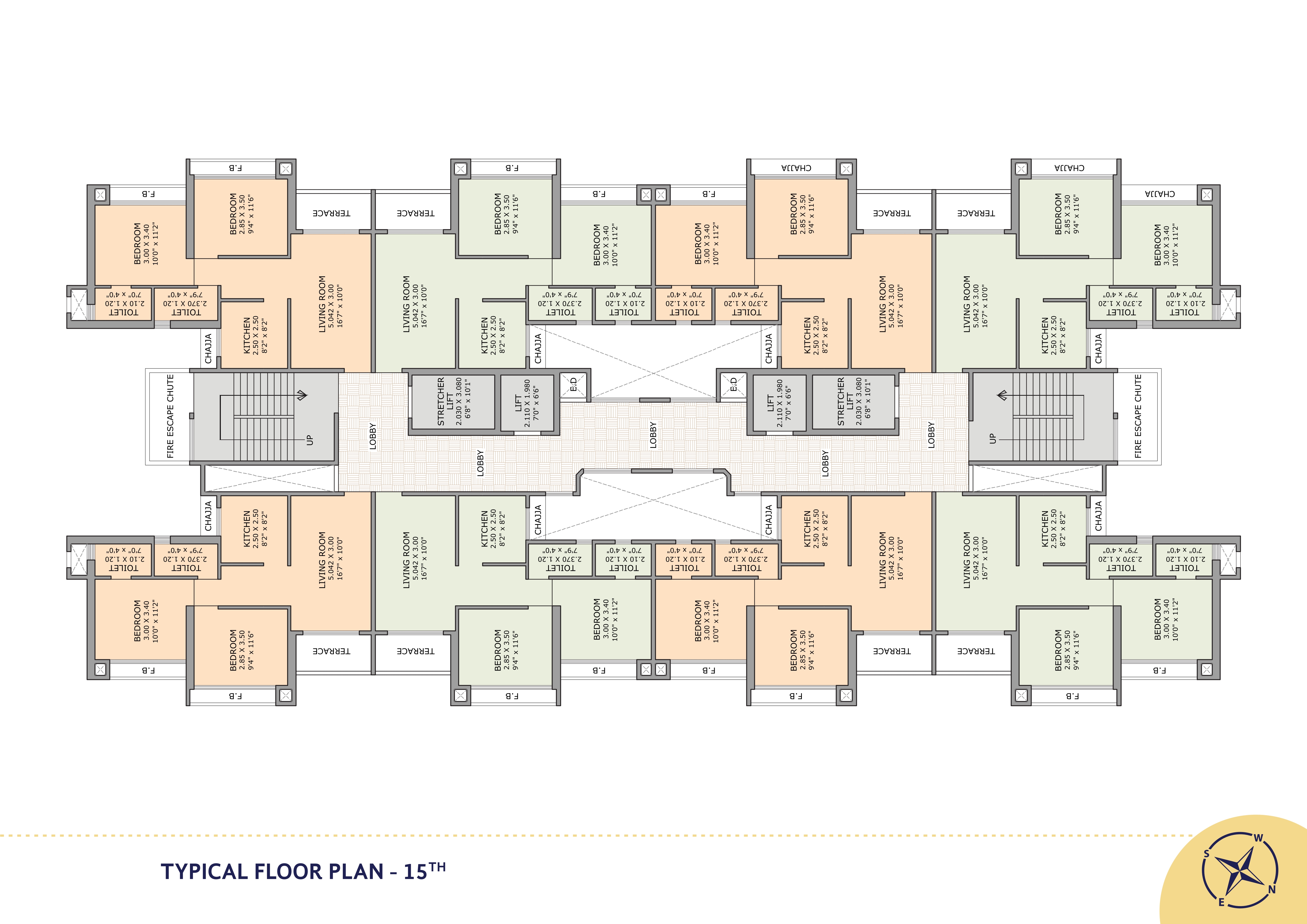 Layout of real estate project Airoli Co Op Housing Soc Ltd located at Navi-mumbai-m-corp, Thane, Maharashtra