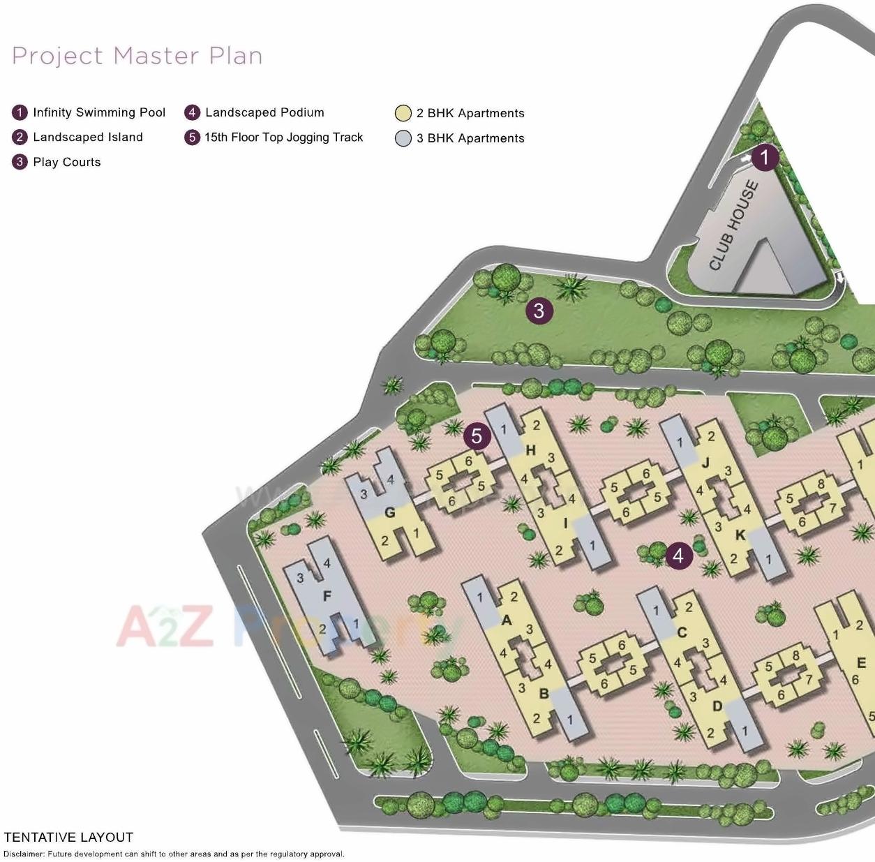 Layout of real estate project Amantra located at Ranjnoli, Thane, Maharashtra