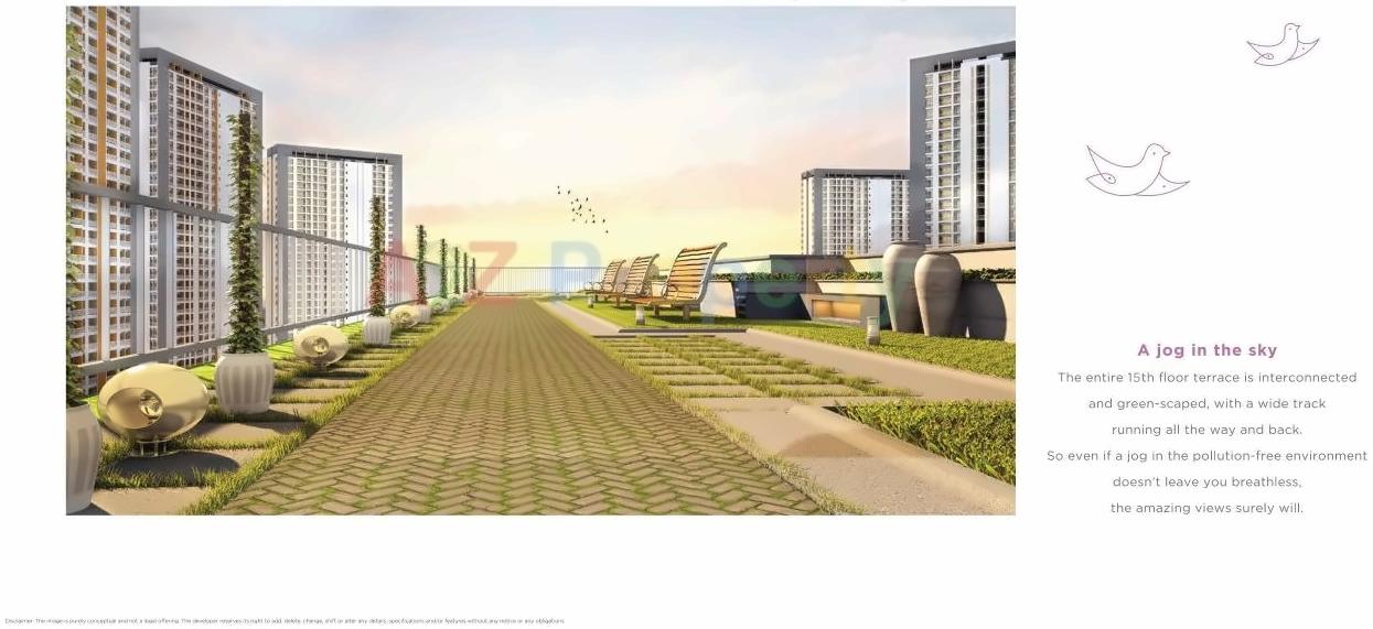 3D Elevation of real estate project Amantra located at Ranjnoli, Thane, Maharashtra