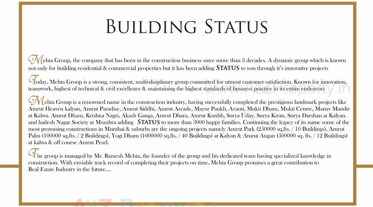  of real estate project Amrut Pearl  No located at Kalyandombivali-m-corp, Thane, Maharashtra