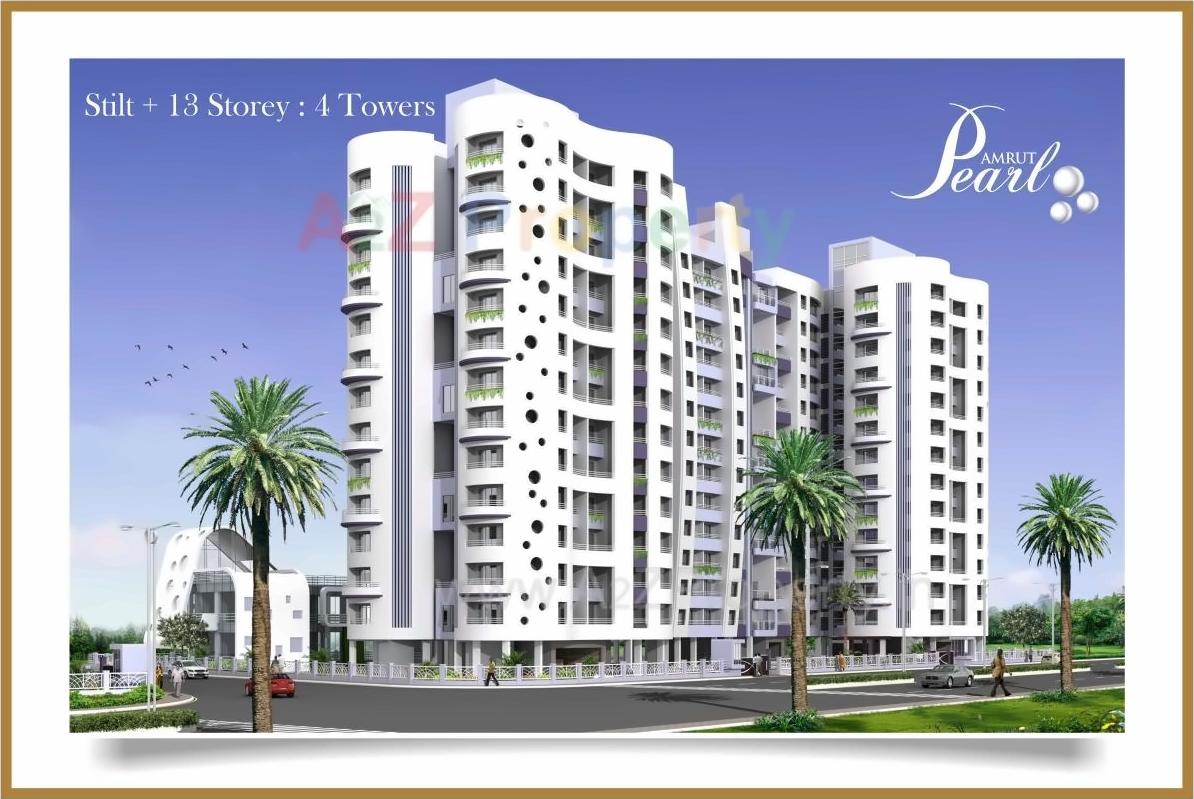 3D Elevation of real estate project Amrut Pearl  No located at Kalyandombivali-m-corp, Thane, Maharashtra