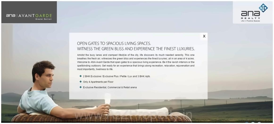  of real estate project Ana Avant Garde located at Mirabhayandar-m-corp, Thane, Maharashtra