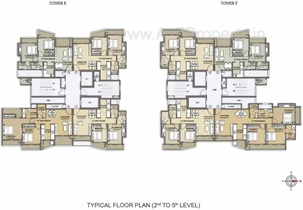 Layout of real estate project Ana Avant Garde located at Mirabhayandar-m-corp, Thane, Maharashtra