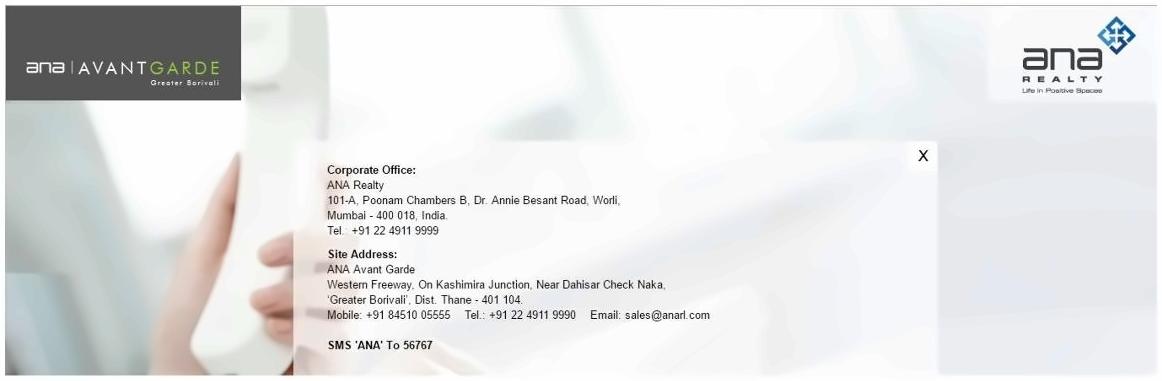  of real estate project Ana Avant Garde located at Mirabhayandar-m-corp, Thane, Maharashtra