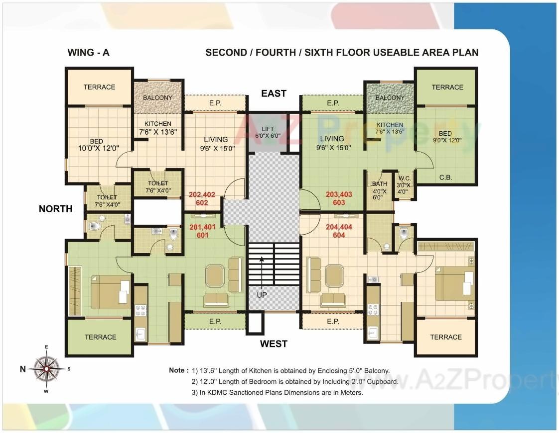 Layout of real estate project Anand Homes located at Kalyandombivali-m-corp, Thane, Maharashtra