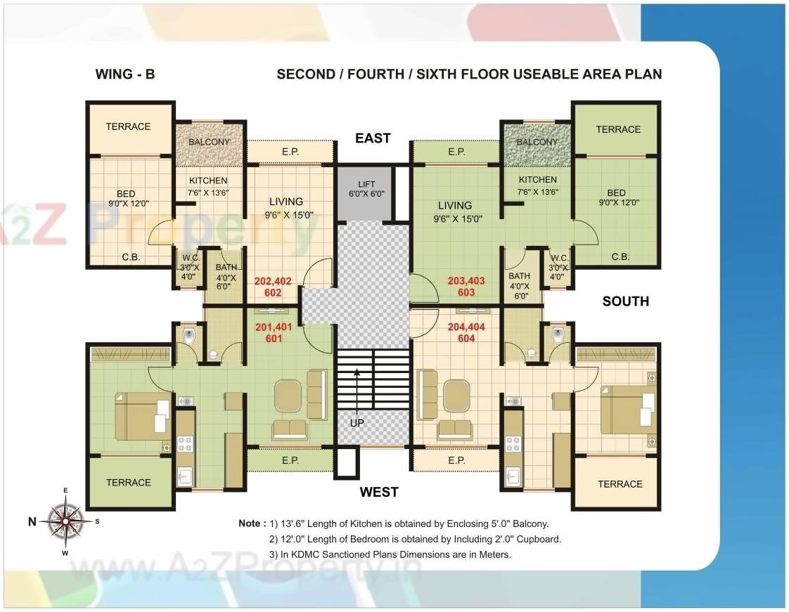 Layout of real estate project Anand Homes located at Kalyandombivali-m-corp, Thane, Maharashtra