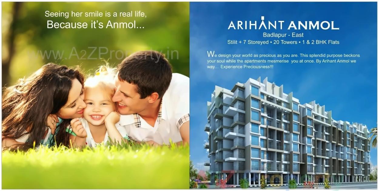  of real estate project Arihant Anmol located at Badlapur-m-cl, Thane, Maharashtra