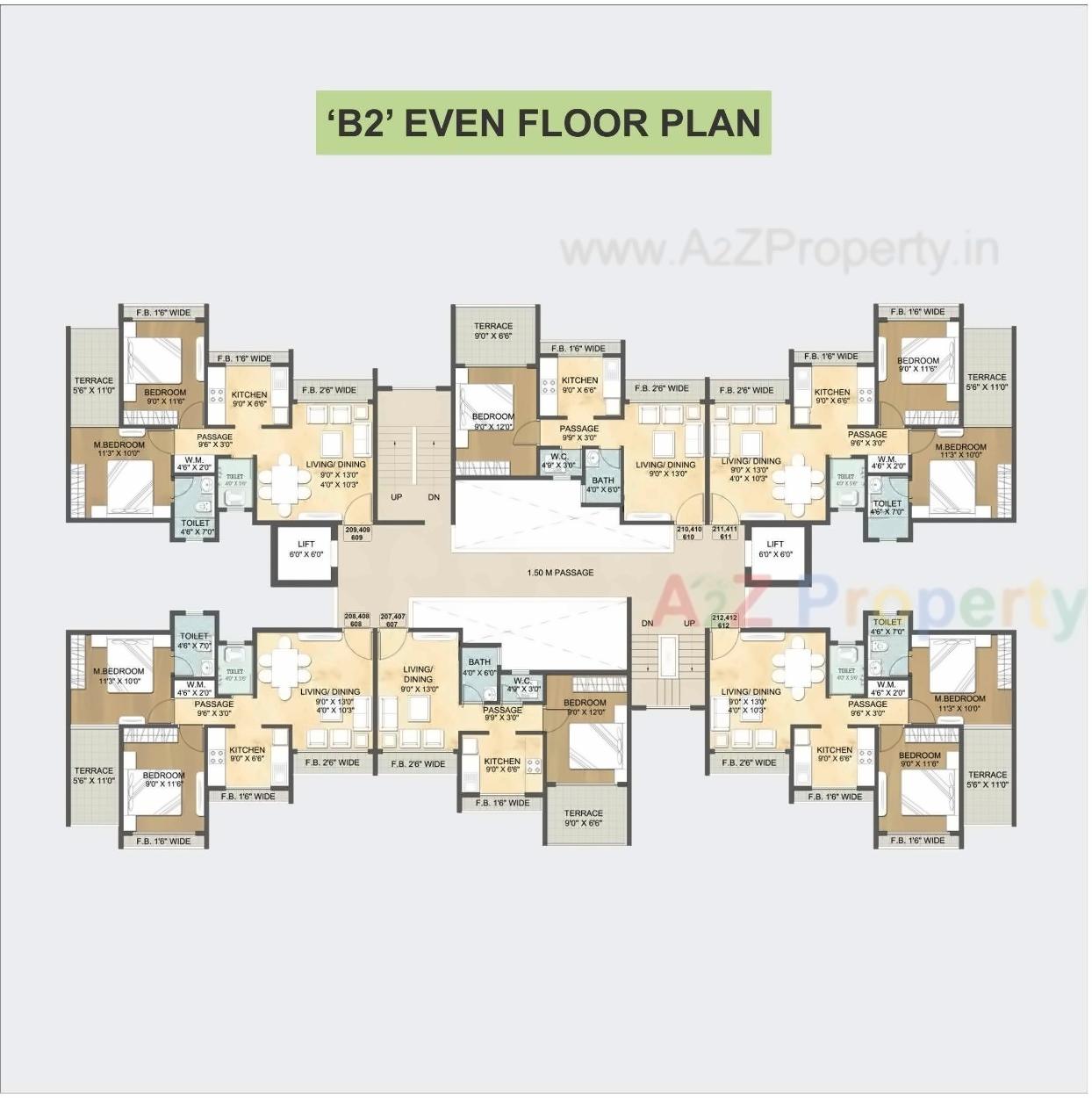 Layout of real estate project Arihant Anmol located at Badlapur-m-cl, Thane, Maharashtra