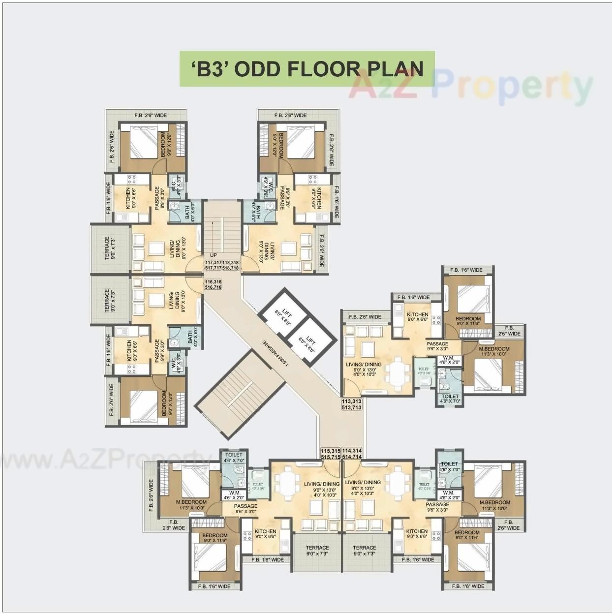 Layout of real estate project Arihant Anmol located at Badlapur-m-cl, Thane, Maharashtra
