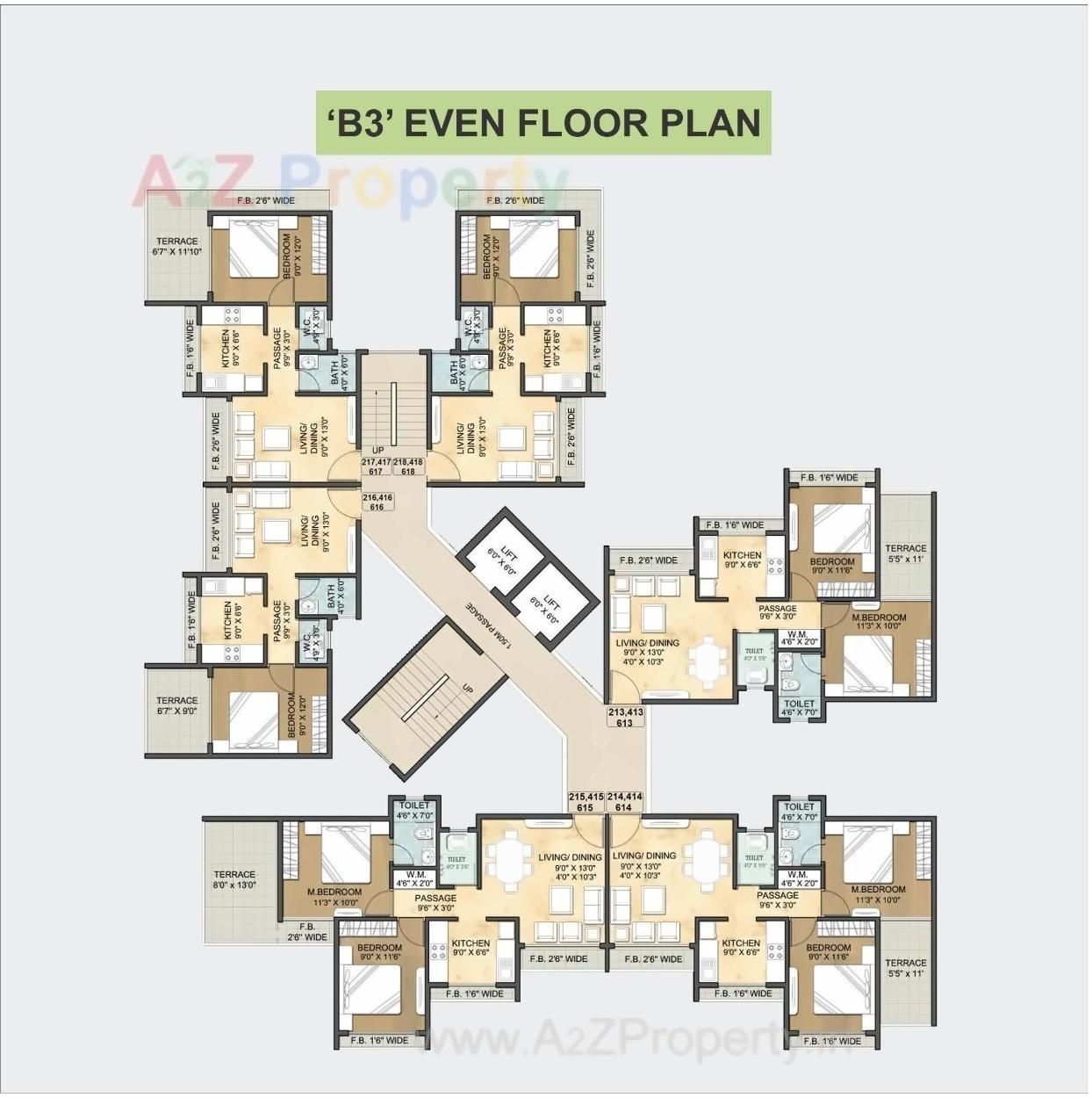 Layout of real estate project Arihant Anmol located at Badlapur-m-cl, Thane, Maharashtra