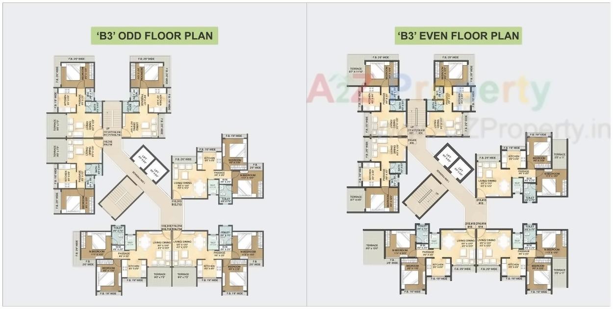 Layout of real estate project Arihant Anmol located at Badlapur-m-cl, Thane, Maharashtra
