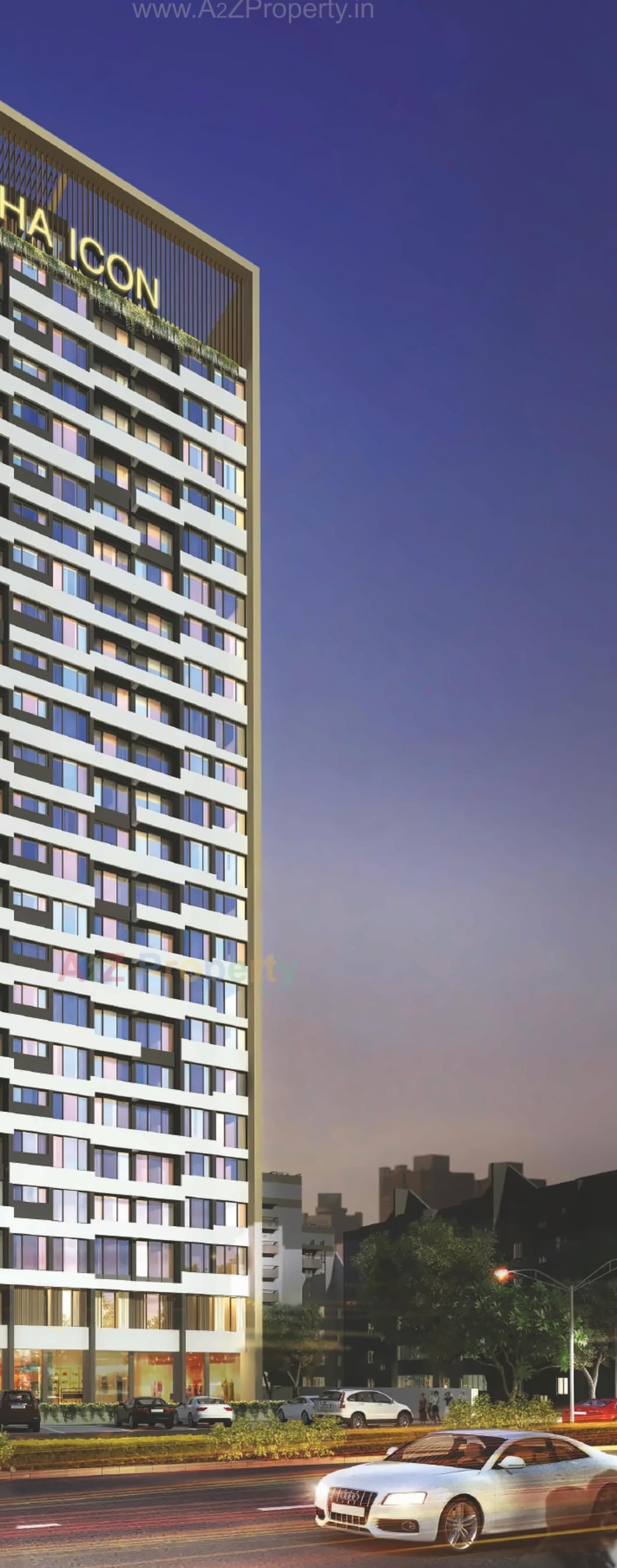 3D Elevation of real estate project Asha Icon located at Dombivli, Thane, Maharashtra