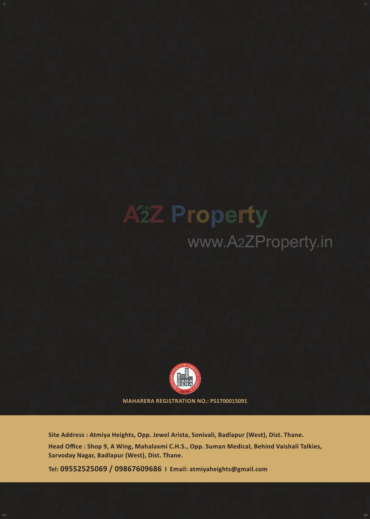  of real estate project Atmiya Heights located at Sonavale, Thane, Maharashtra