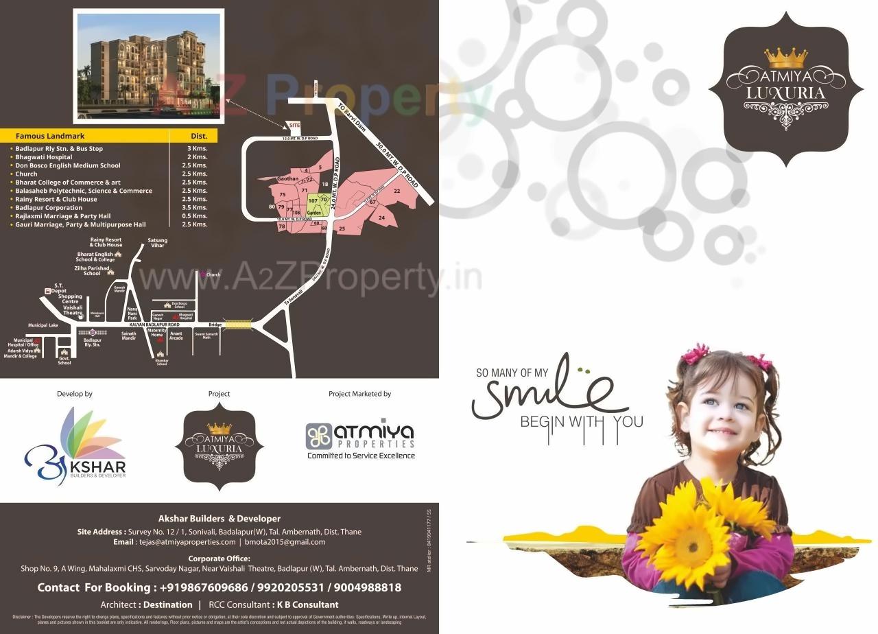  of real estate project Atmiya Luxuria located at Sonavale, Thane, Maharashtra