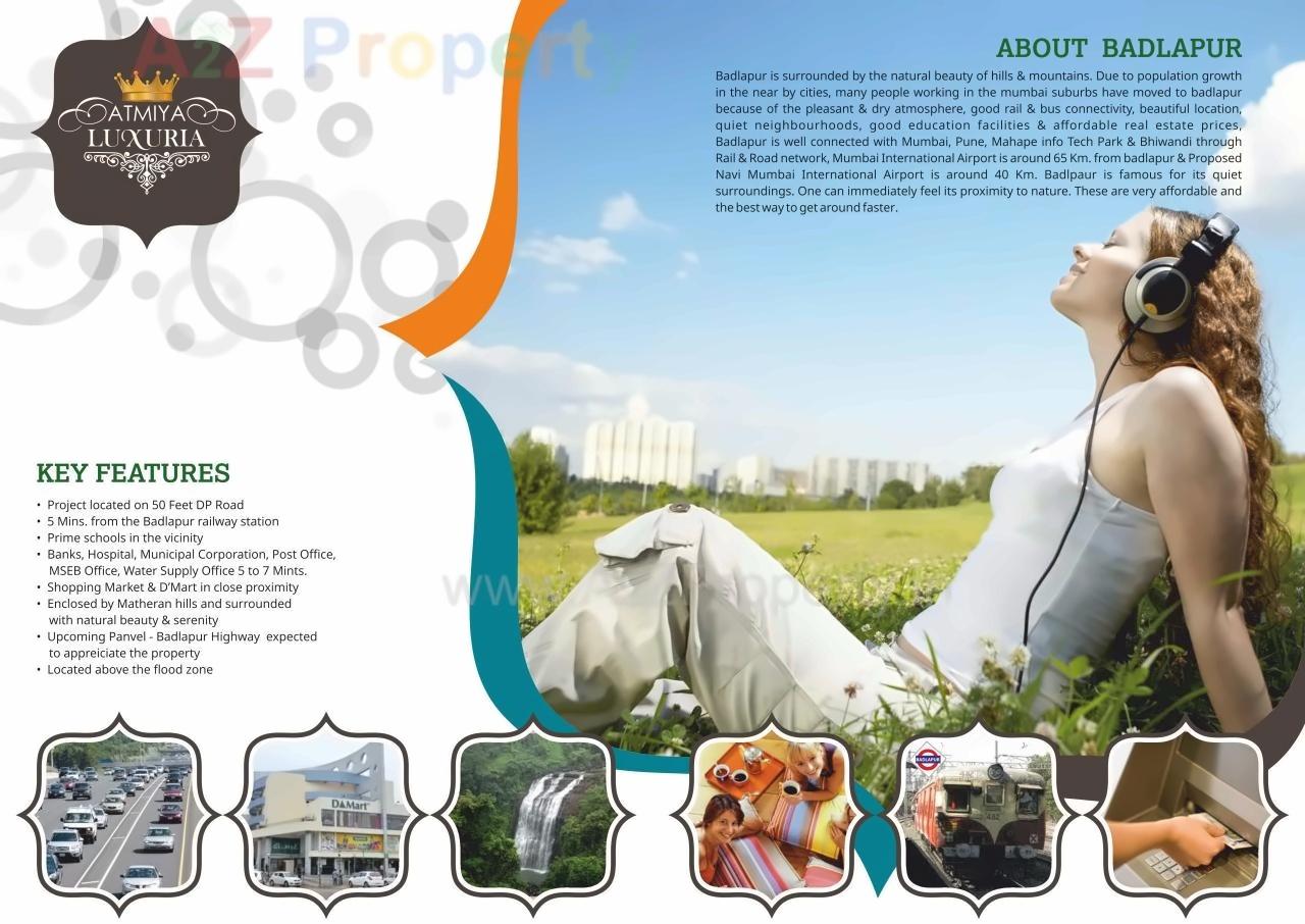  of real estate project Atmiya Luxuria located at Sonavale, Thane, Maharashtra