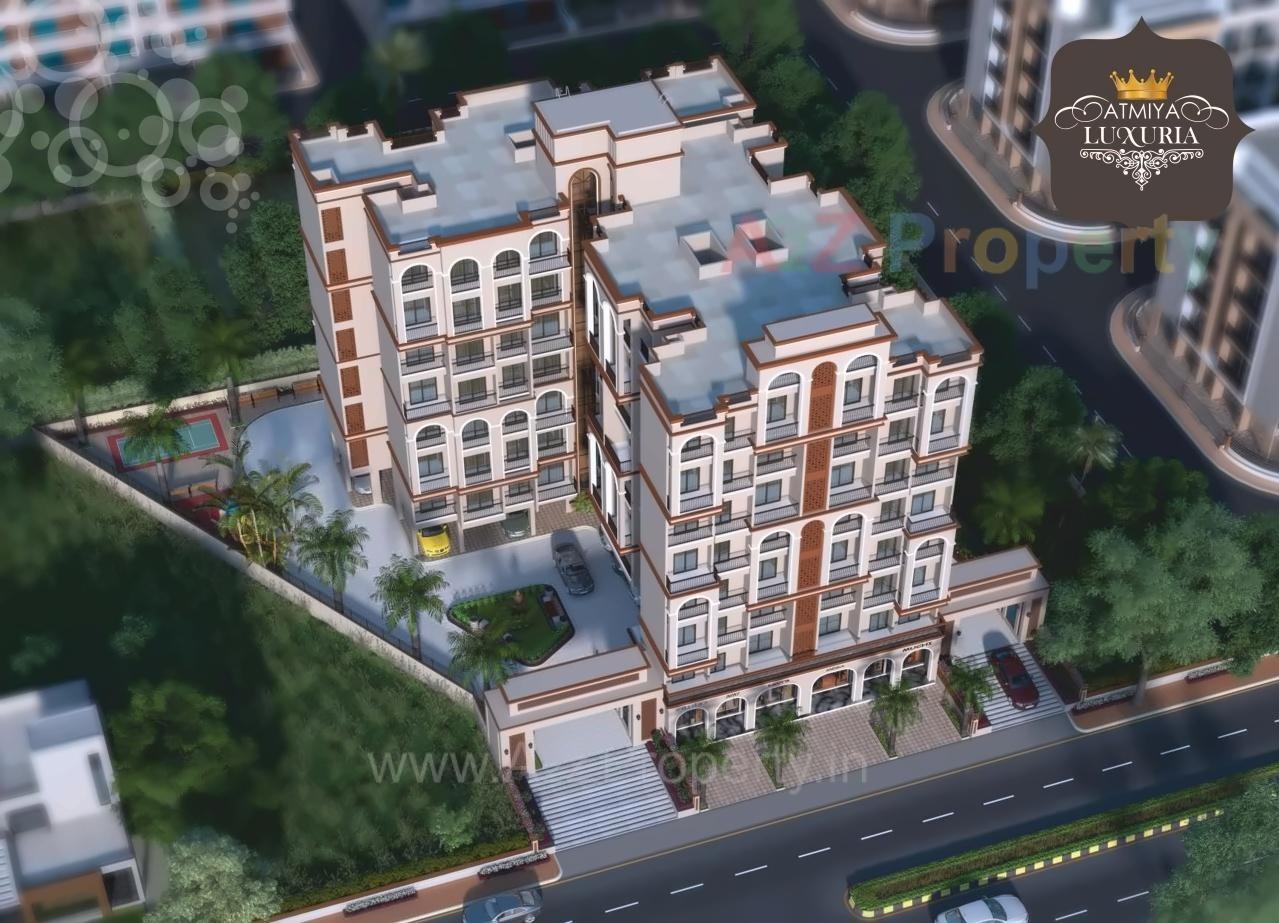 3D Elevation of real estate project Atmiya Luxuria located at Sonavale, Thane, Maharashtra