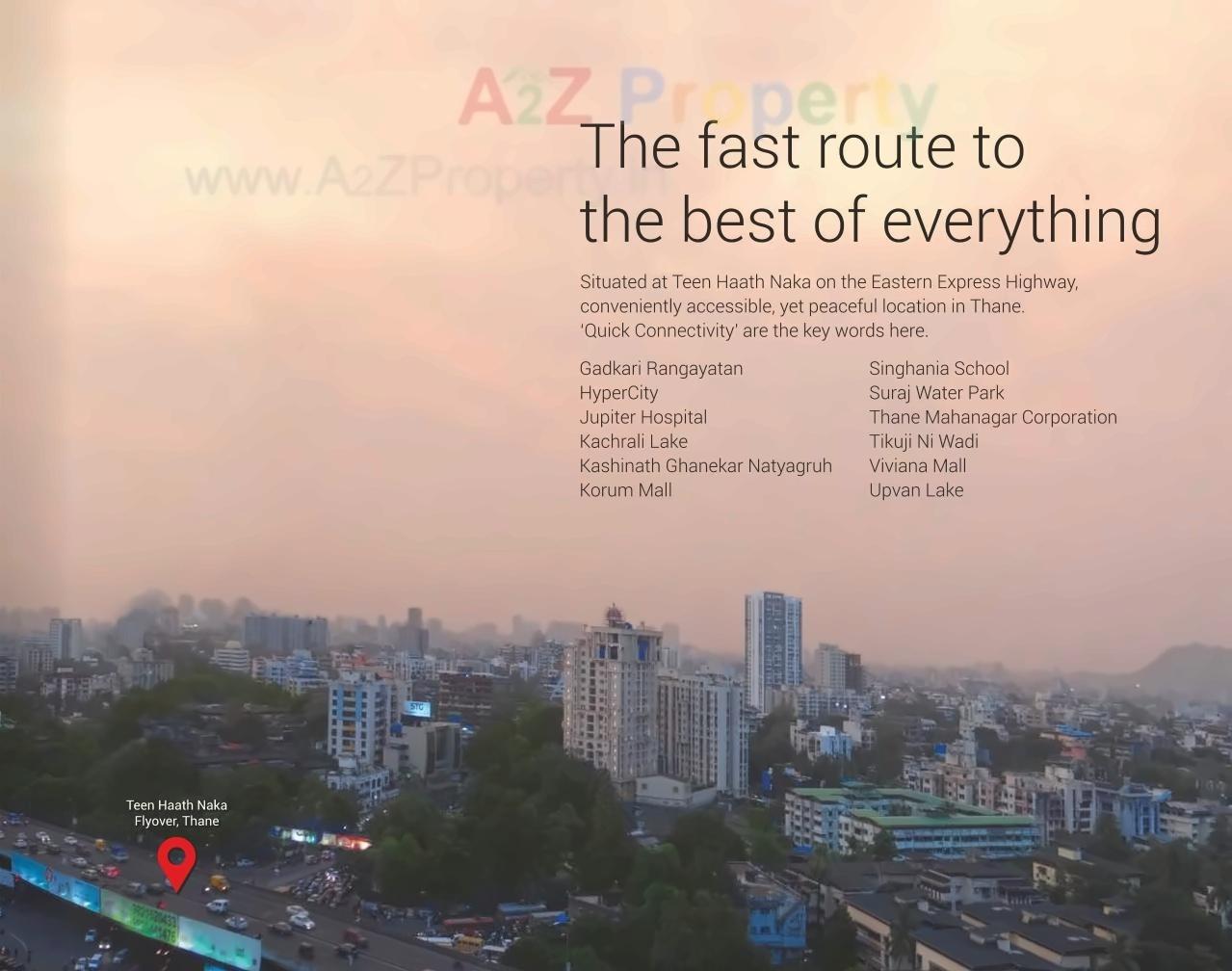 3D Elevation of real estate project Auralis The Twins located at Thane-m-corp, Thane, Maharashtra