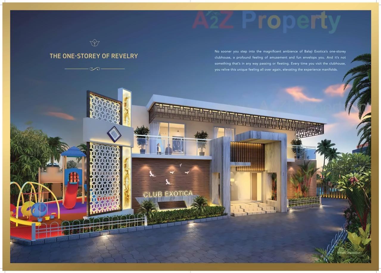 3D Elevation of real estate project Balaji Exotica located at Chikanghar, Thane, Maharashtra
