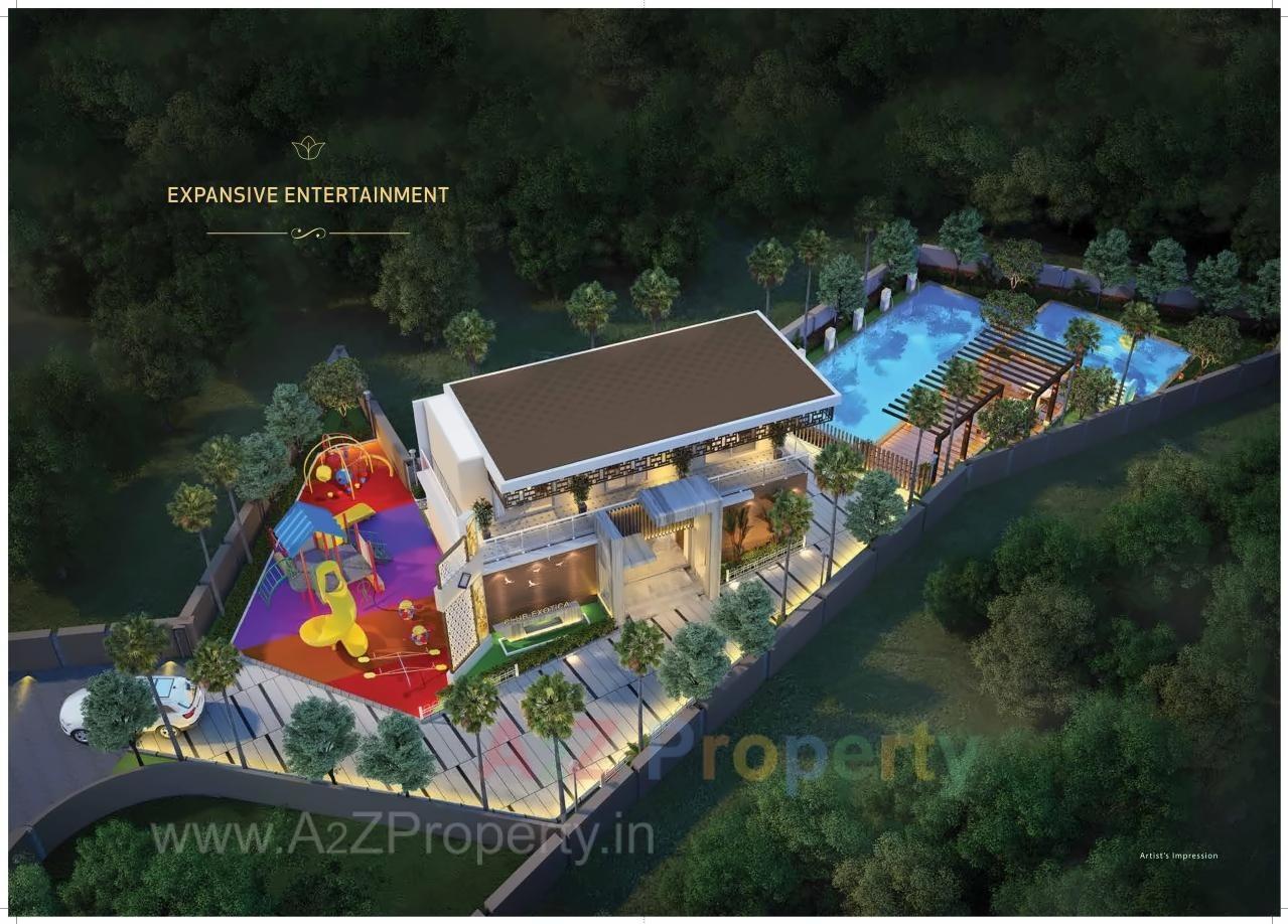 3D Elevation of real estate project Balaji Exotica located at Chikanghar, Thane, Maharashtra