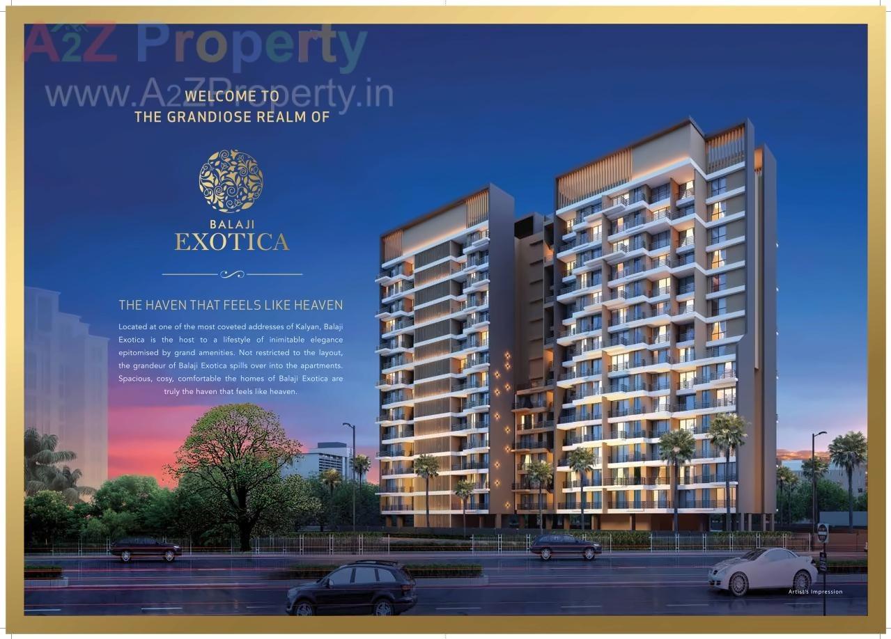 3D Elevation of real estate project Balaji Exotica located at Chikanghar, Thane, Maharashtra