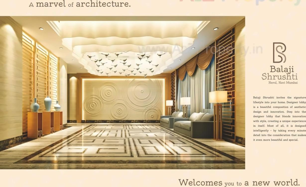 3D Elevation of real estate project Balaji Shrushti located at Navi-mumbai-m-corp, Thane, Maharashtra