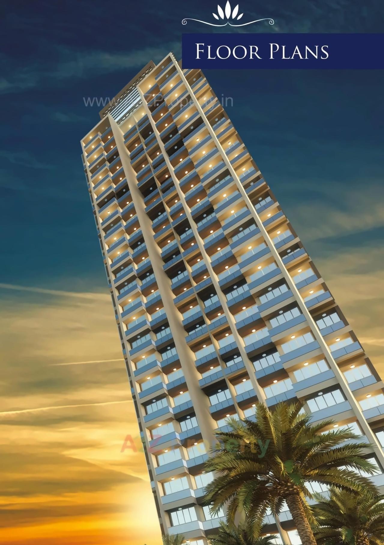 3D Elevation of real estate project Bhagwati Eleganza located at Navi-mumbai-m-corp, Thane, Maharashtra