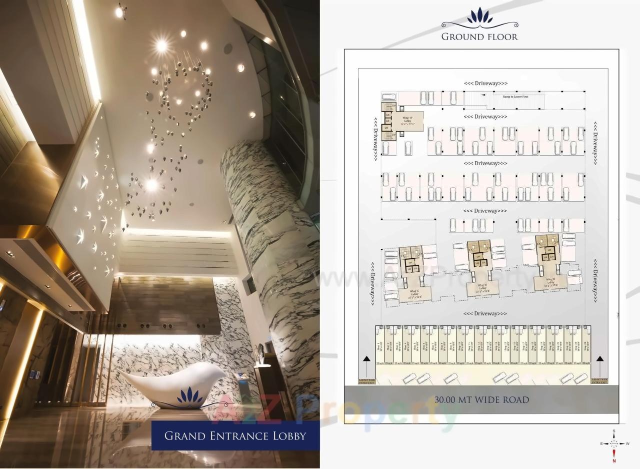 Layout of real estate project Bhagwati Eleganza located at Navi-mumbai-m-corp, Thane, Maharashtra