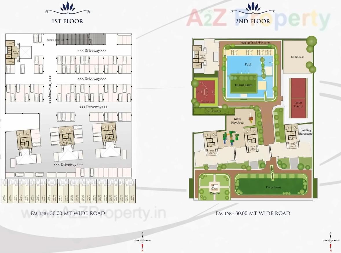 Layout of real estate project Bhagwati Eleganza located at Navi-mumbai-m-corp, Thane, Maharashtra