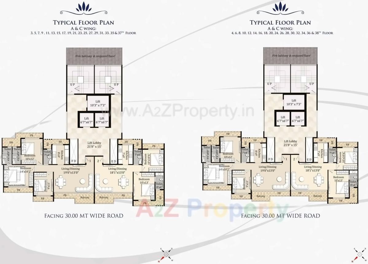 Layout of real estate project Bhagwati Eleganza located at Navi-mumbai-m-corp, Thane, Maharashtra