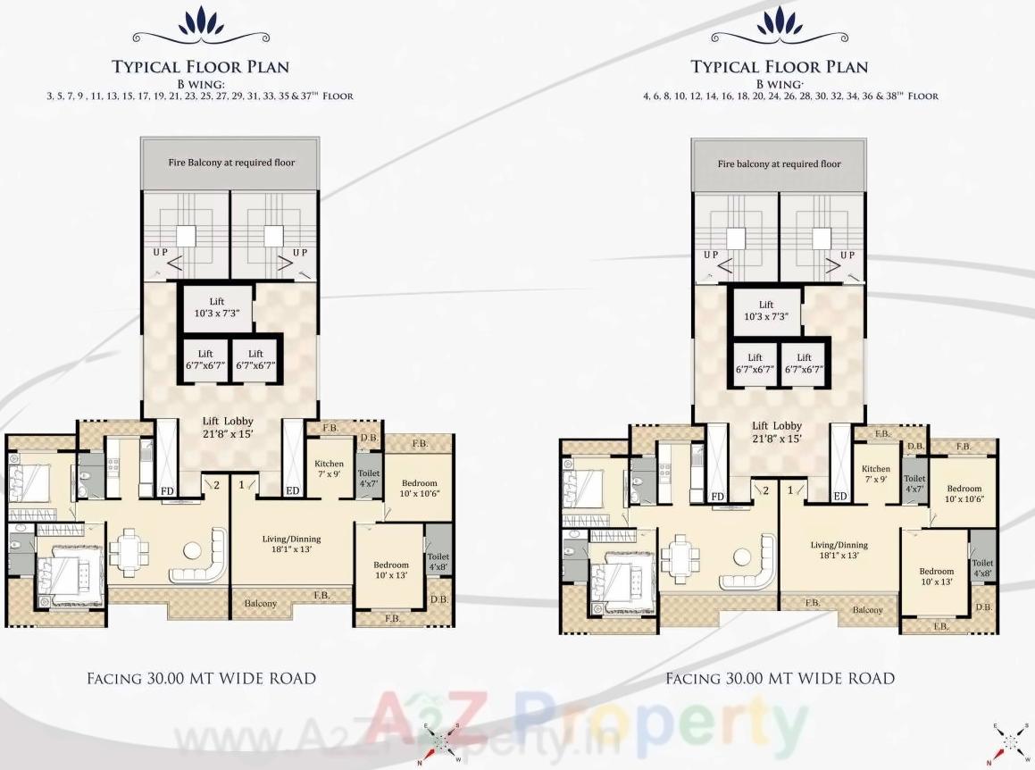 Layout of real estate project Bhagwati Eleganza located at Navi-mumbai-m-corp, Thane, Maharashtra
