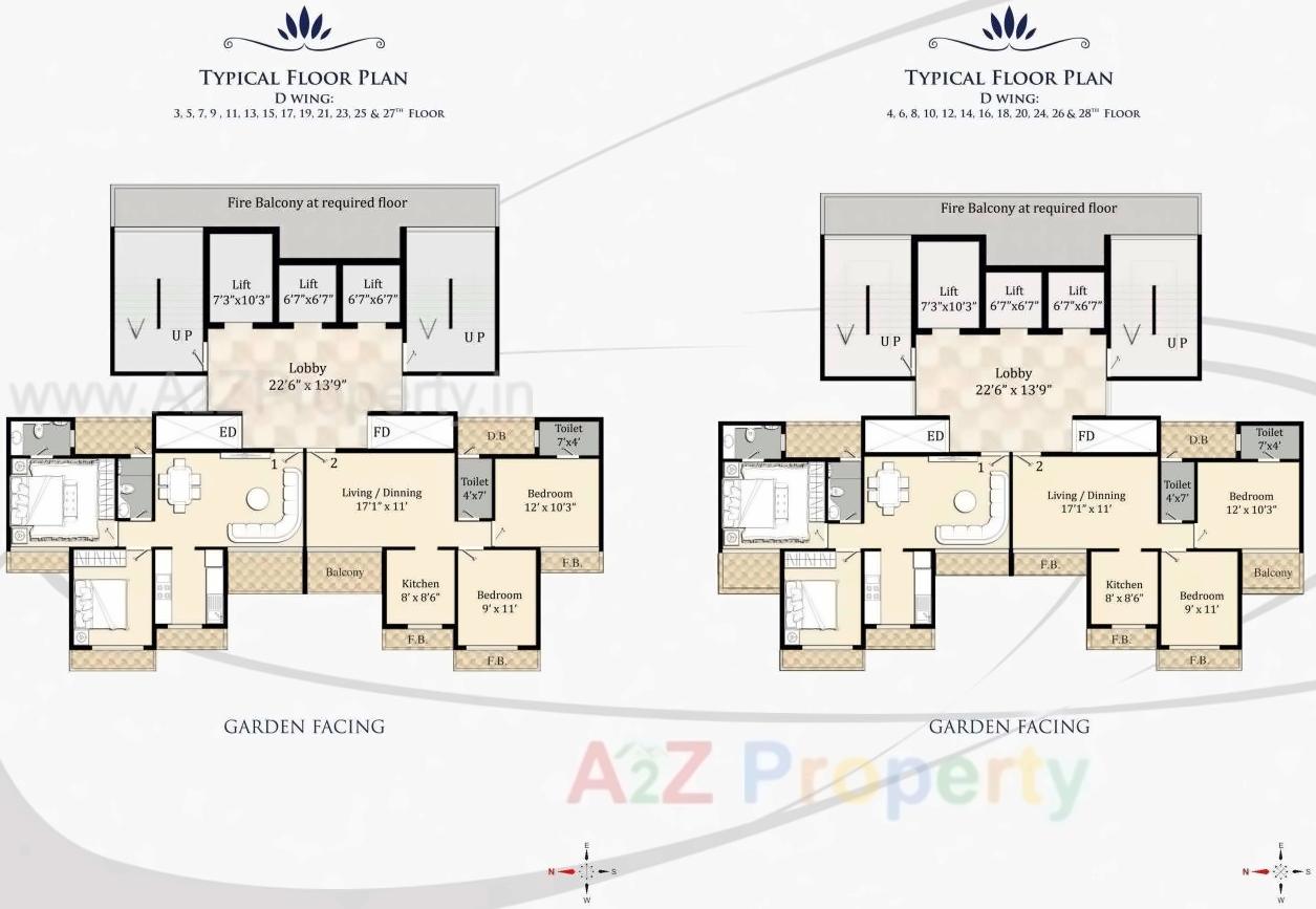 Layout of real estate project Bhagwati Eleganza located at Navi-mumbai-m-corp, Thane, Maharashtra
