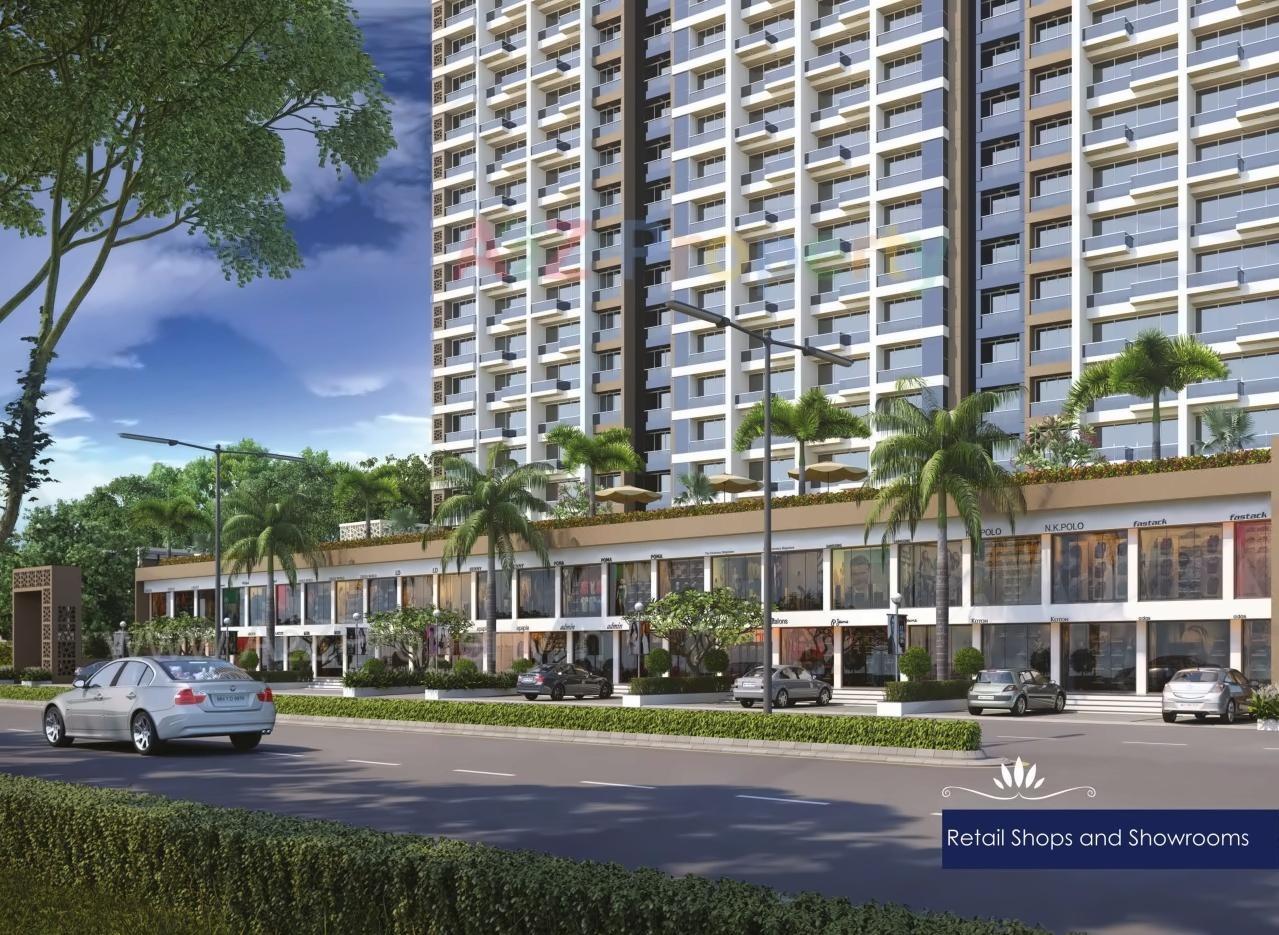 3D Elevation of real estate project Bhagwati Eleganza located at Navi-mumbai-m-corp, Thane, Maharashtra