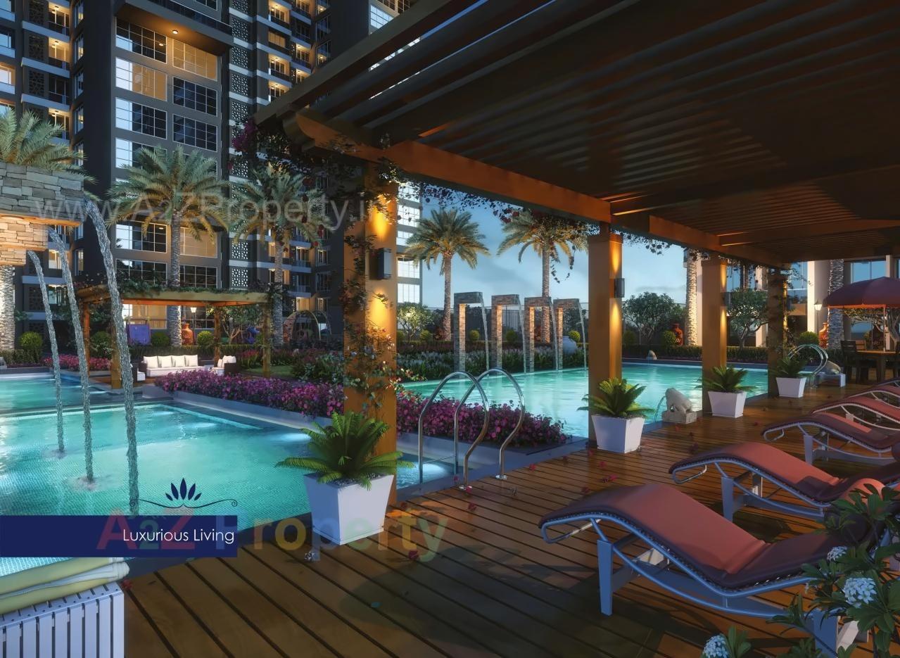 3D Elevation of real estate project Bhagwati Eleganza located at Navi-mumbai-m-corp, Thane, Maharashtra