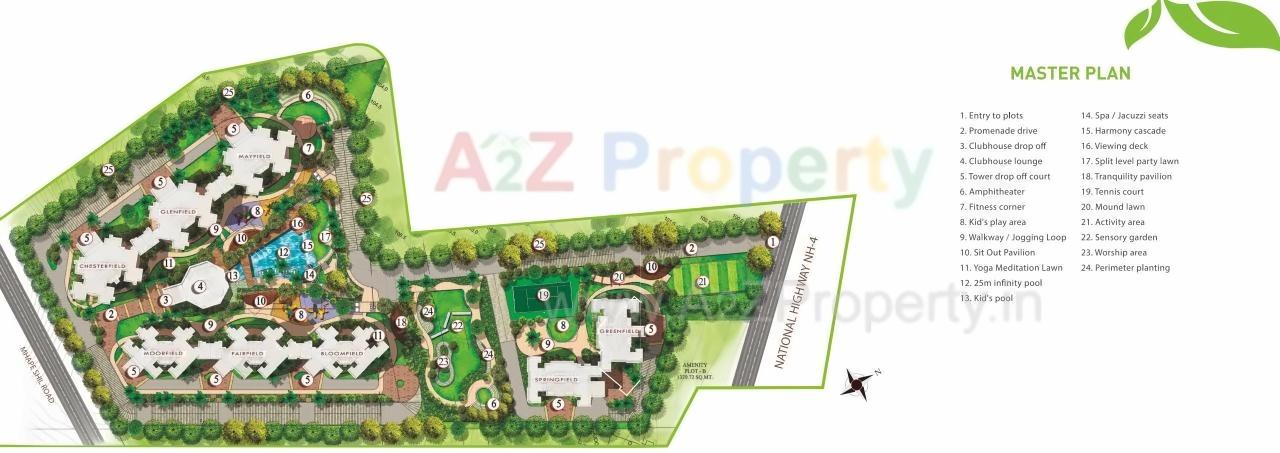Layout of real estate project Bharat Ecovistas located at Thane-m-corp, Thane, Maharashtra