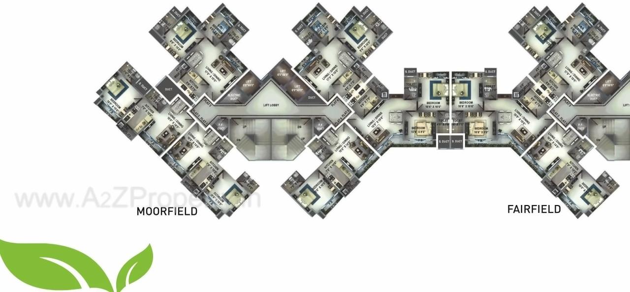 Layout of real estate project Bharat Ecovistas located at Thane-m-corp, Thane, Maharashtra