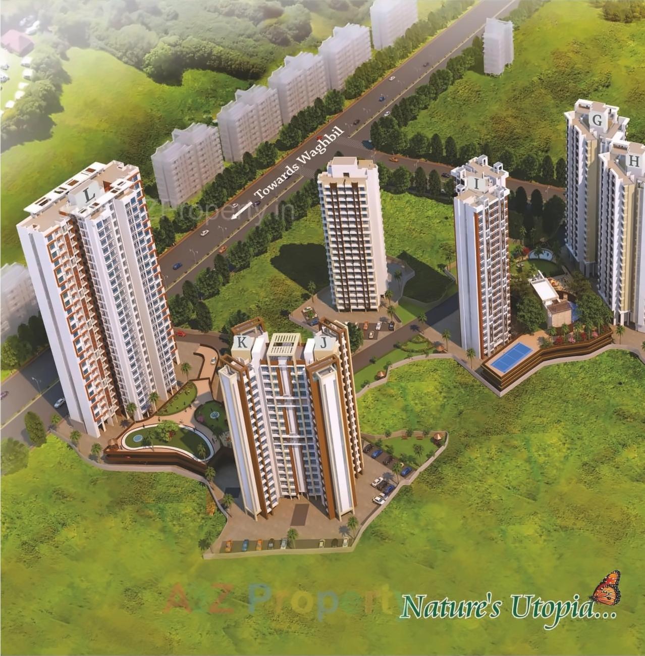3D Elevation of real estate project Bhoomi Acres M located at Thane-m-corp, Thane, Maharashtra