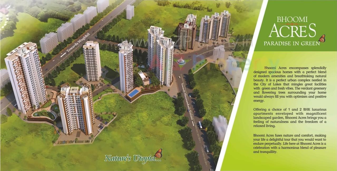 3D Elevation of real estate project Bhoomi Acres M located at Thane-m-corp, Thane, Maharashtra