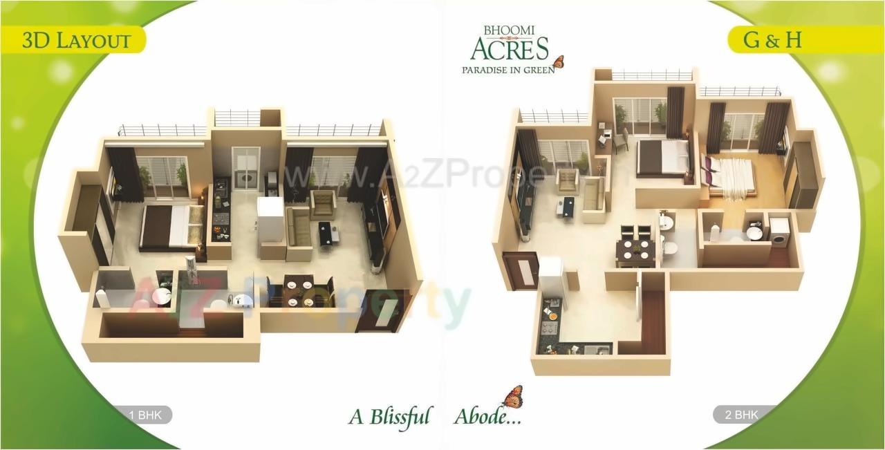 Layout of real estate project Bhoomi Acres M located at Thane-m-corp, Thane, Maharashtra