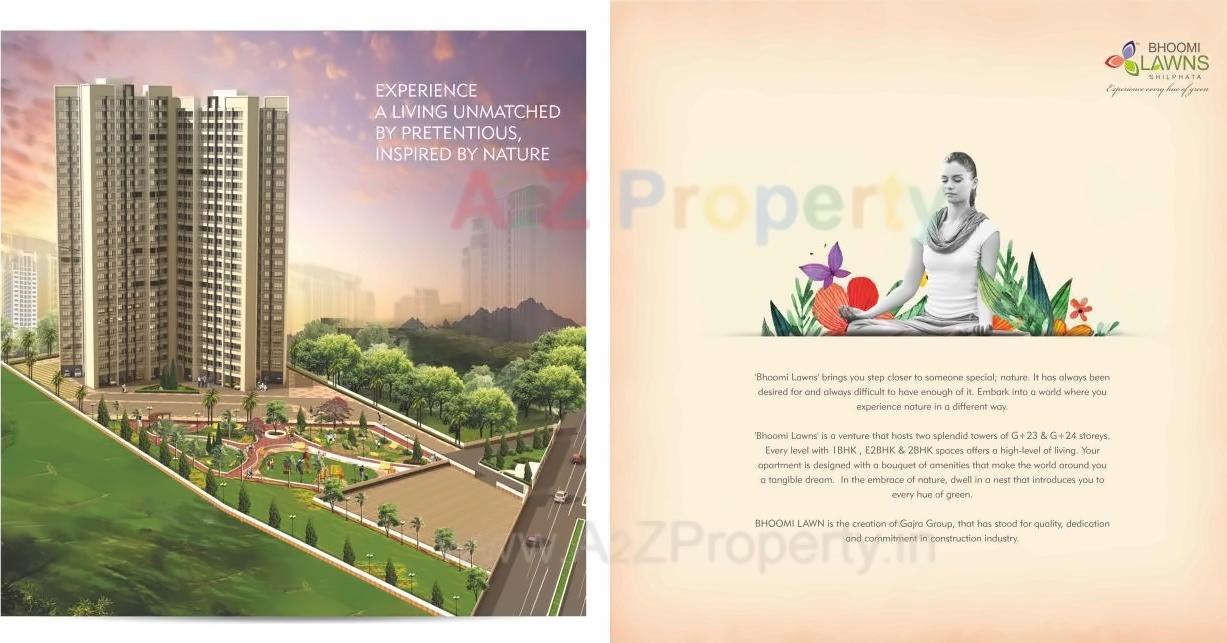 3D Elevation of real estate project Bhoomi Lawns , located at Thane-m-corp, Thane, Maharashtra