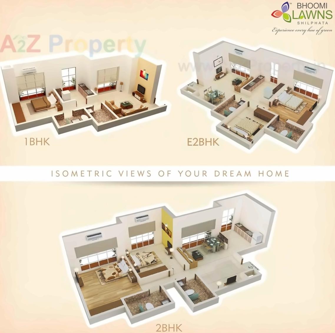 Layout of real estate project Bhoomi Lawns , located at Thane-m-corp, Thane, Maharashtra