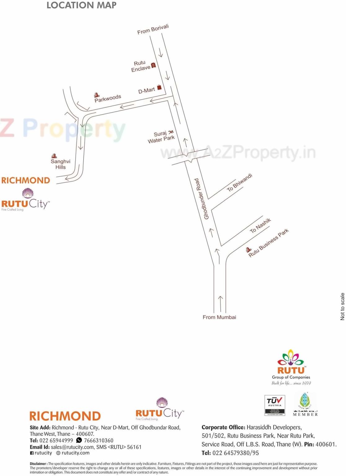  of real estate project A, Richmond Of Rutu City Complex located at Thane-m-corp, Thane, Maharashtra