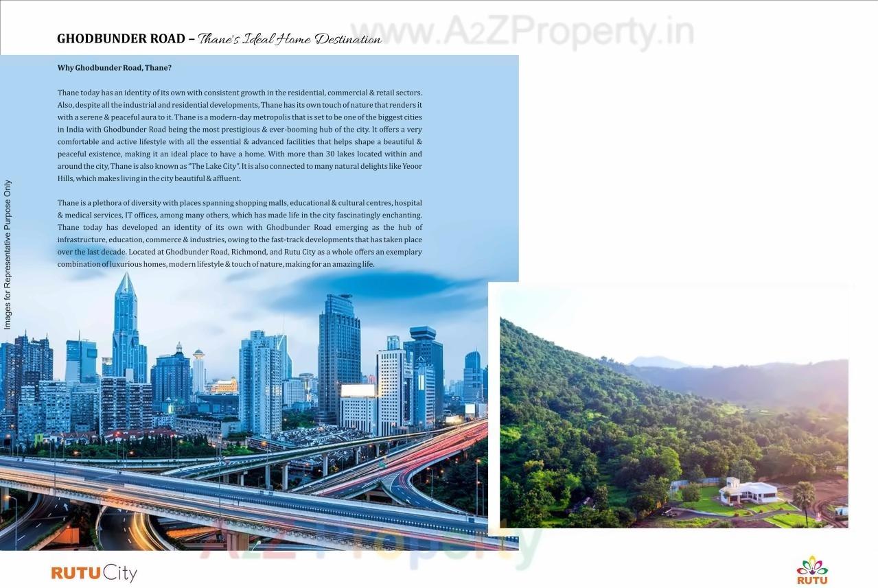 3D Elevation of real estate project A, Richmond Of Rutu City Complex located at Thane-m-corp, Thane, Maharashtra