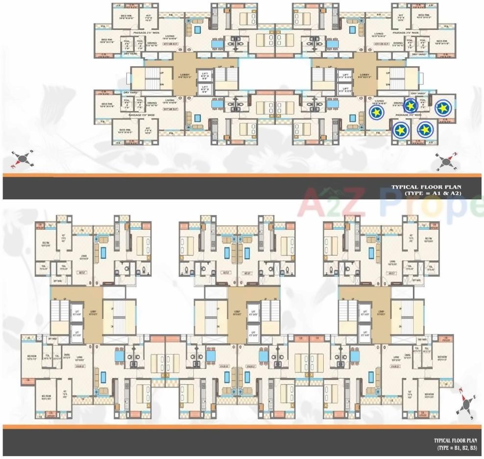 Layout of real estate project Calista located at Navi-mumbai-m-corp, Thane, Maharashtra