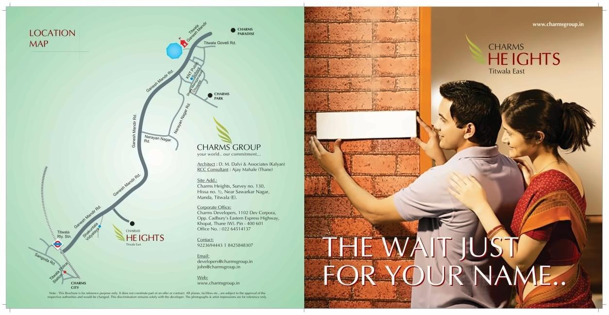  of real estate project Charms Heights located at Manda, Thane, Maharashtra