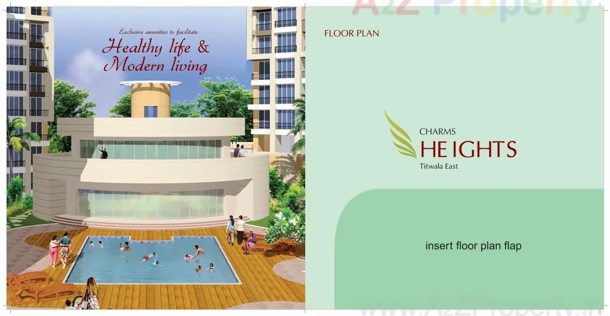  of real estate project Charms Heights located at Manda, Thane, Maharashtra