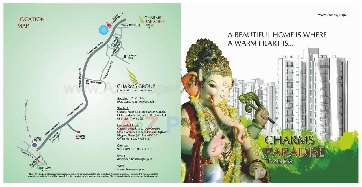  of real estate project Charms Paradise located at Titwala, Thane, Maharashtra