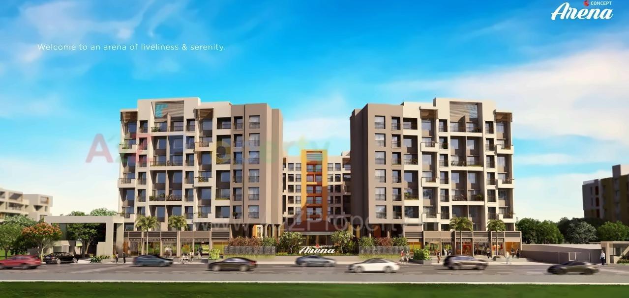 3D Elevation of real estate project Concept Arena located at Ambarnathm-cl, Thane, Maharashtra