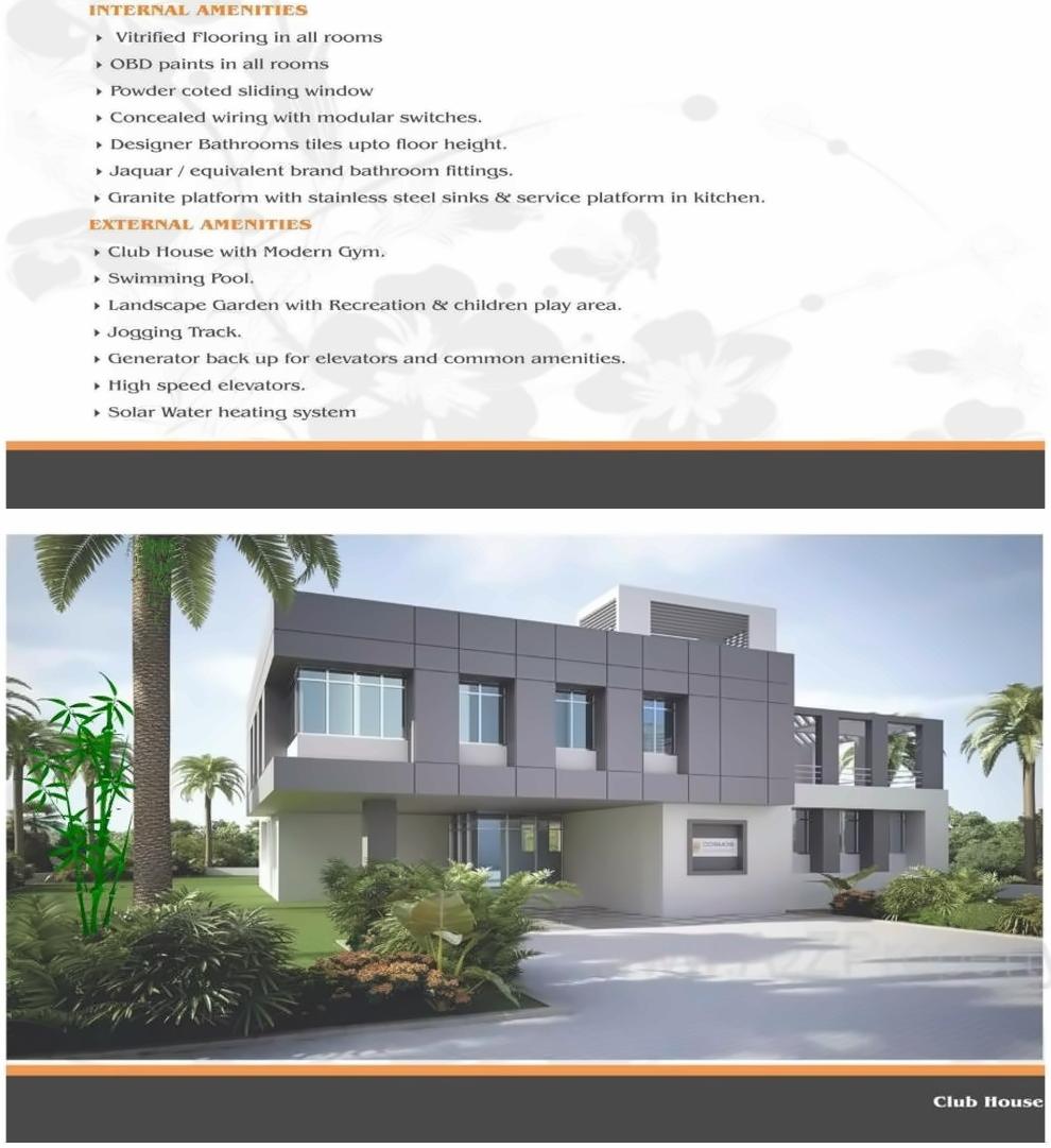 3D Elevation of real estate project Cosmos Classique located at Thane-m-corp, Thane, Maharashtra