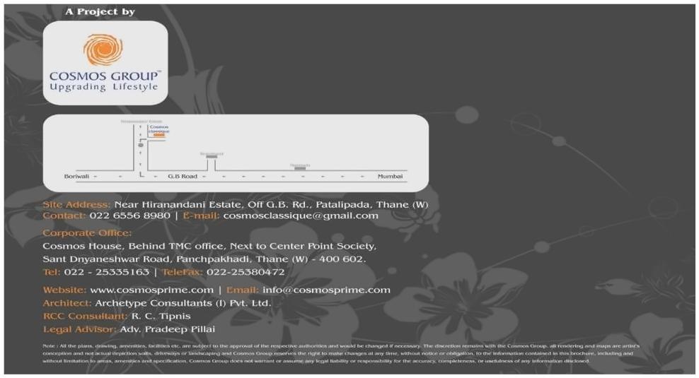 of real estate project Cosmos Classique located at Thane-m-corp, Thane, Maharashtra